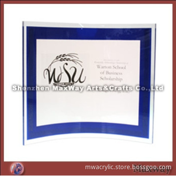 Curved 3mm Acrylic Picture Frame Display